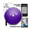 Bosu 72-10850 Home Gym Equipment The Original Balance Trainer 65 cm Diameter, Purple and Gray