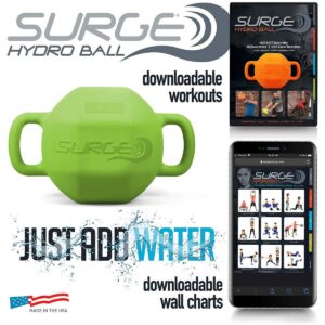 Surge Balance Enhancing Endurance Training Hydro Ball 25 Pro, Light Green