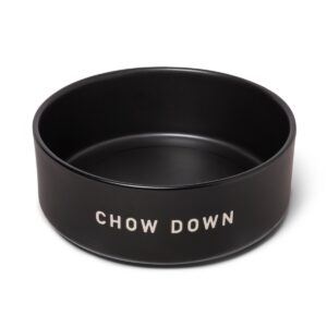 6Cup Dog Bowl with Resist Pattern - Matte Black - Boots & Barkley™