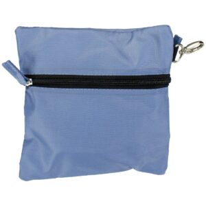 Northlight 7.75" Blue and Black Dog Food and Water Bowl Set with Pouch