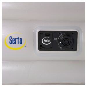 Serta 16" Raised Queen Size Air Mattress with Internal AC Pump