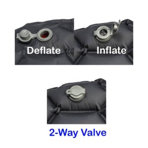 Cascade Mountain Tech Inflatable Twin Size Sleeping Pad