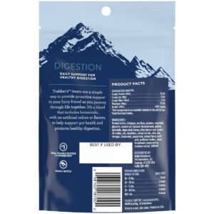 Trekker's Digestion Peanut Butter Flavor Chewy Dog Treats - 5oz Pouch
