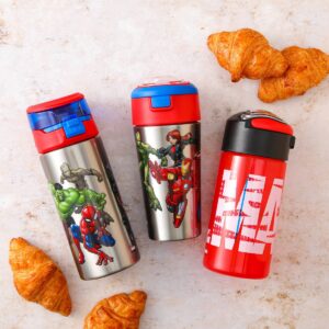 Marvel 18oz Plastic Flex Sip Water Bottle - Zak Designs