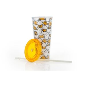 Seven20 Sanrio’s Gudetama 20 Oz Insulated Tumbler With Lid & Straw