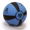 Prism Fitness 400-150-004 10 Pound Weighted Fitness Smart Medicine Ball for Pilates, Yoga, Strength Training, Blue