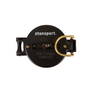 Stansport Metal Lensatic Compass Black