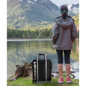 Cuisinart Zip-Top Large Compartment 43.3qt Backpack Cooler - Black