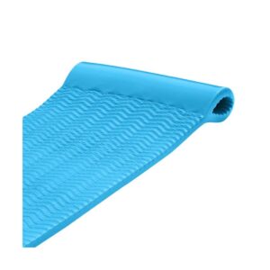TRC Recreation PVC Pool Float Storage Drying Rack w/ Foam Lounger Marina Blue