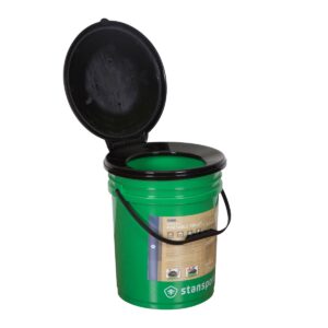 Stansport Bucket Style Portable Toilet With Lid