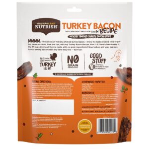 Rachael Ray Nutrish Hickory Smoked Turkey Bacon Jerky Dog Treats - 12oz