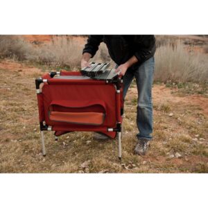 Camp Chef Mountain Series Sherpa Table & Organizer - Red