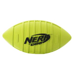 NERF Blitz Squeak Football Dog Toy - Green - 7"
