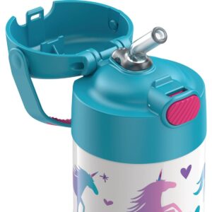 Thermos Unicorn 12oz FUNtainer Water Bottle with Bail Handle - Blue