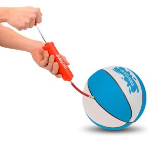 GoSports Anti Slip Water Basketball 9 Inch Hoop Ball with Pump and Needle Set for Adult and Kid Swimming Pool Pickup Games, Size 6 (2 Pack)