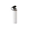 Monoprice Vacuum Sealed 25 fl. oz. Wide-Mouth Water Bottle - White, Keeps Drinks Cold or Hot, Sweatproof, Durable Construction