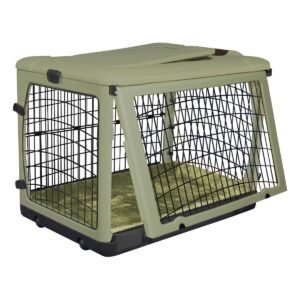 Dog Gear "The Other Door" Steel Dog & Cat Crate - 42" - Sage