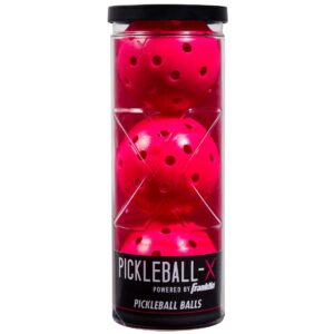 Franklin Sports Professional Pickle Balls Pink - 3pk