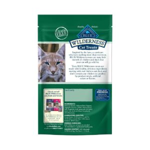 Blue Buffalo Wilderness Grain Free Chicken & Duck Recipe Crunchy Cat Treats - 2oz