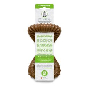Benebone Dental Chew Bacon Dog Toy - Brown - M