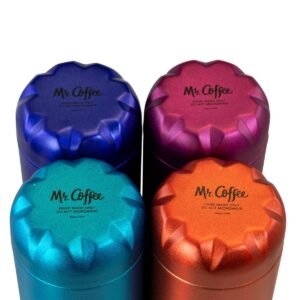 Mr. Coffee 4 Piece 16.9 Ounce Thermal Bottle Set in Assorted Colors