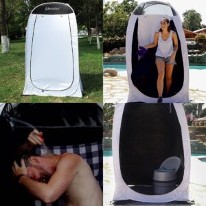4' x 4' x 7' Pop-up Portable Outdoor Shower Tent - Alvantor