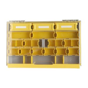 Plano PLASE400 Edge Waterproof Rust Resistant Stackable Universal Tackle Box Storage Organizer with Compartment Dividers for Fishing Terminal