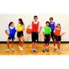 Champion Full Numbered Pinnies, Red, set of 12