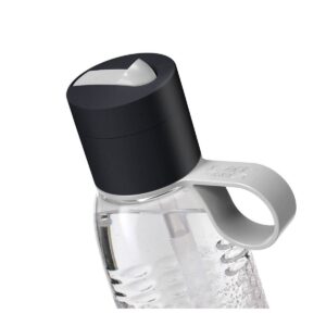 Joseph Joseph 25oz Dot Active Tracking Water Bottle with Carry Loop Gray