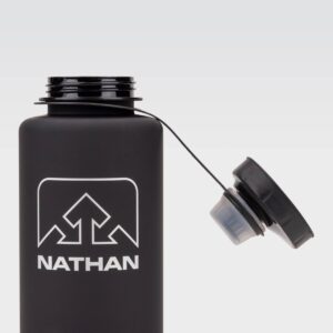 Nathan 32oz Tritan Big Shot Water Bottle - Black