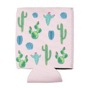 12-Pack Cactus Succulent Theme Can Cooler Sleeves, 12 oz Insulated Beer Koozies Neoprene Holder, 4 Assorted Colors