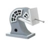 Wind & Weather Handcrafted Made in USA Gray Swaying Surrealist Wooden Birdhouse
