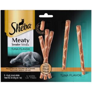 Sheba Meaty Tender Sticks Tuna Flavor Jerky Cat Treats - 0.7oz