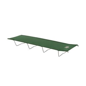 Kamp-Rite Indoor or Outdoor Compact Lightweight Collapsible Economy Cot, Ideal for Hotels, Sporting Events, Beach Days, & Emergency Situations, Green