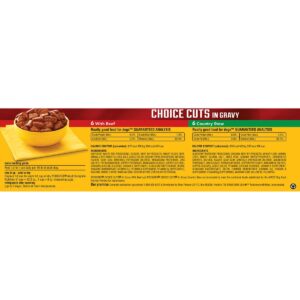 Pedigree Choice Cuts In Gravy Beef & Country Stew Wet Dog Food - 13.2oz/12ct Variety Pack