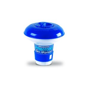 HydroTools 8715 Swimming Pool Mini Chlorine Tablet Floating Chemical Dispenser