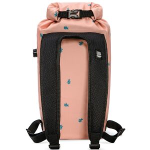 IceMule 1007-SB Jaunt Small Collapsible Portable Soft Sided Roll Top 9 Liter 6 Can Lightweight Insulated Waterproof Leak Proof Backpack Cooler Bag