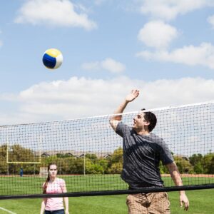 Champion Deluxe Volleyball and Badminton Tournament Set