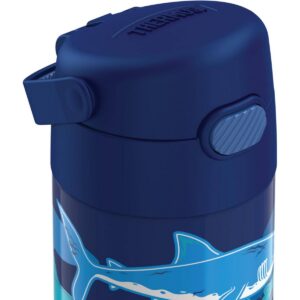 Thermos Sharks 12oz FUNtainer Water Bottle with Bail Handle - Blue