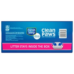 Fresh Step Clean Paws Multi-Cat with the Power of Febreze Scented Clumping Cat Litter - 22.5lbs
