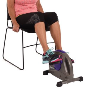 Stamina Mini Exercise Bike with Smooth Pedal System - Purple