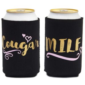Blue Panda 12-Pack Bachelorette Party Can Cooler Sleeves, 12 Assorted Designs Insulated Beer Koozies Neoprene Holder Party Supplies