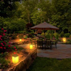 Portable Solar Outdoor Lantern with Frost Panel - Techko Kobot