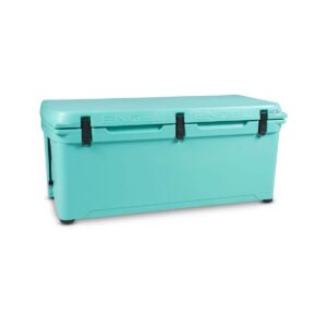 Engel 123 High Performance 108-Quart Portable Durable Rotomolded Airtight 130 Can Hard Cooler and Ice Box for Camping & Sports Events, Seafoam Green