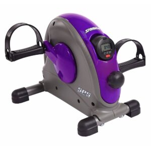Stamina Mini Exercise Bike with Smooth Pedal System - Purple