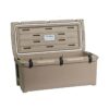 Engel 123 High Performance 108-Quart Portable Durable Rotomolded Airtight 130 Can Hard Cooler and Ice Box for Camping, Sports Events, & Fishing, Tan