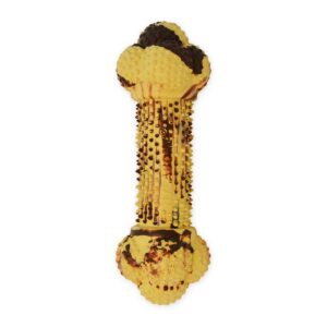 Nylabone Steak and Potatoes Flavored Rubber Duel Action Dog Chew Toy - L