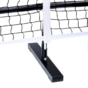 Amazin' Aces Portable Regulation Size Pickleball Net with Easy-Snap Metal Frame, Tension Strap, and Carry Bag