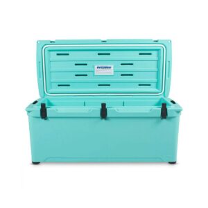 Engel 123 High Performance 108-Quart Portable Durable Rotomolded Airtight 130 Can Hard Cooler and Ice Box for Camping & Sports Events, Seafoam Green