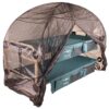 Disc-O-Bed Large Cam-O-Bunk Benchable Bunked Double Cot + Mosquito Net and Frame